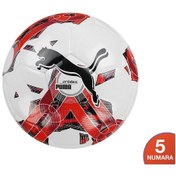 Resim Puma Orbita 5 Hyb Erkek Beyaz Futbol Topu 083783-02 Beyaz 