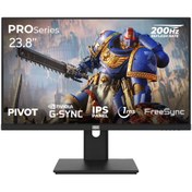 Resim DRAGOS PROSeries P238FHD200 1ms FHD 200Hz 23.8 İnç FreeSync G-Sync IPS Pivot Oyuncu Monitörü 
