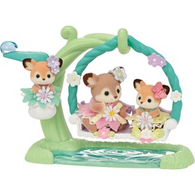 Resim Sylvanian Families Geyik Bebekler Salıncak Seti 5801 