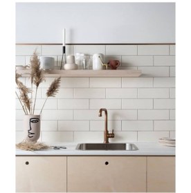 Resim VitrA 10x30 Color RAL 1009005 Kırık Beyaz Mat Yer Duvar Seramiği 