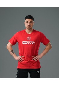 Resim Hummel Armin Milli Takım Pro Tişört Kırmızı 