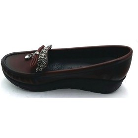 Resim Punto 572082 Bordo Dolgu Taban Bayan Ayakkabısı Bordo 