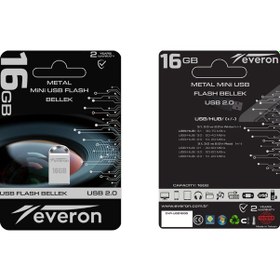 Resim Everon 16gb Metal Usb Mini Flash Bellek 