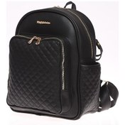 Resim M&y Dust Deri Anne Bebek Bakım Sırt Çantası 7130 Siyah 