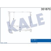 Resim Radyatör Al/Pl/Brz 5 7(E38) (E39) 1994- 504647015 