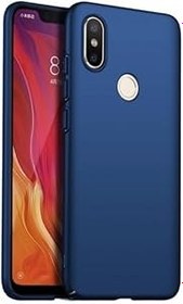 Resim Xiaomi Redmi Note 5 Pro Uyumlu Sert Rubber Silikon Kılıf (Mavi) 