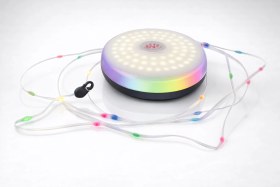 Resim Horoz 084-050-0002 Totti 6400 + Rgb Taşınabilir Şarjlı Kamp Feneri Beyaz - Gri 