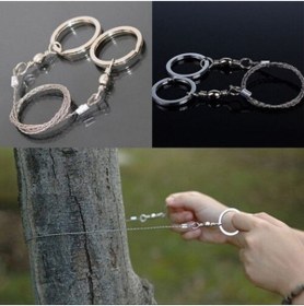 Resim QNİAY Tel Testere Paslanmaz Çelik Kamp Avcılık Budama Kesme Pratik Testere 