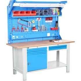 Resim Star Çelik Atölye Çalışma Tezgahı (1600 x 720 x 830-930/1844 mm) 