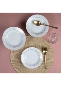 Resim GÜRAL SOPRANO 6 ADET 19 cm ÇUKUR TABAK - GOLD 