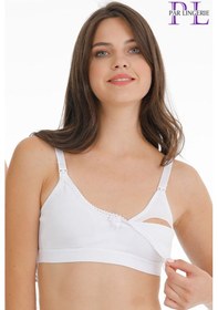 Resim Par Lingerie Pl Hamile Emzirme Sütyeni Dantelli Kapsız Beyaz 