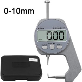Resim Hombey 0-10mm Hassas Elektronik Kalınlık Ölçer - Dijital Ekranlı, Portatif, Çok Amaçlı, Dayanıklı Kalınlık Ölçme Aleti Bıçaklı 