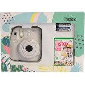Resim INSTAX MINI 9 MINI BOX SMO WHITE Fotoğraf Makinesi 