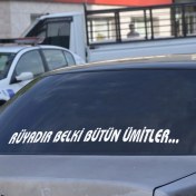 Resim Mcem Store Rüyadır Belki Bütün Ümitler Araç Arkası Söz Yazısı 
