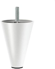 Resim KANEPE KOLTUK BAZA SEHPA TV ÜNİTESİ PLASTİK AYAK ELİF 11 CM KALIN DİŞ BEYAZ (4 ADET) 