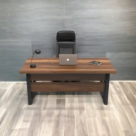 Resim L'occi Concept March A Ofis Çalışma Masası Metal Ayaklı Barok 180CM*90CM 