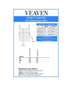 Resim Veaven Yeşil Sırt Detaylı Fitted/vücuda Oturan Kare Yaka Spor Bluz Yeşil 