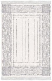 Resim Kaymaz Taban Djt Banyo Halı Trend Saçaklı Modern M5076 M5076K1-9, Mavi, 60 x 100 
