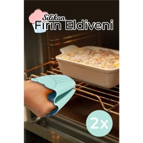 Resim Silikon Cupcake Fırın Eldiveni 