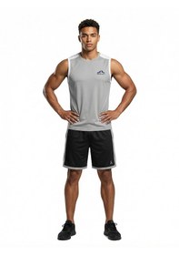 Resim Orendahill Erkek Spor Atlet Hızlı Kuruyan Esnek Regular Fit Gym Activewear Gri 