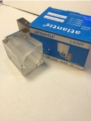 Resim Camlı E14 Duy Dekoratif Aplik Siyah 