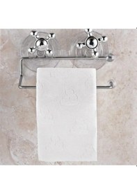 Resim Wc Kağıtlık Vantuzlu Kahverengi 