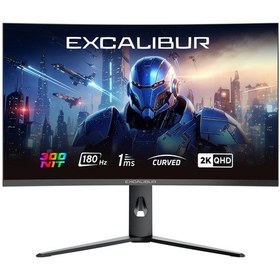 Resim Casper Excalibur M.E315QVC-C 31.5" 180 HZ 1 MS Pivot Curved HDR10 300NIT Oyuncu Monitörü 