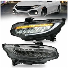 Resim Honda Cıvıc İle Uyumlu Full Led Far Fc5 