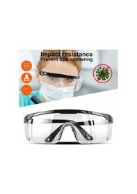 Resim Koruyucu Gözlük-şeffaf Çalışma Gözlüğü Genel Kullanım 12 Adet 
