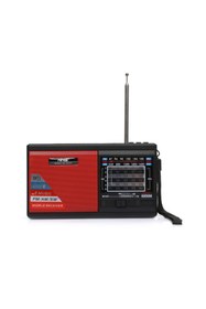 Resim NNS El Fenerli Solar Güneş Panelli Şarjlı Fm Radyo Bluetooth Hoparlör Usb Tf Aux - Mavi 
