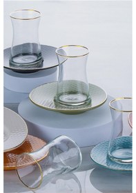 Resim Acar Remix 12 Parça 6 Kişilik Çay Seti Çok Renkli 