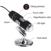 Resim Supermarket1 1600x Büyütmeli Mikroskop Seti, 8 Led Işık, Taşınabilir 