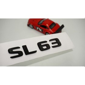 Resim SL 63 Bagaj Parlak Siyah ABS 3M 3D Yazı Logo 