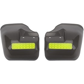 Resim Mufunye Elektrikli Motosiklet El Koruyucu Kolluk, Rüzgar Ve Yağmur Engeli, Pvc Malzeme, Reflektör Şeritli Seçenekli 