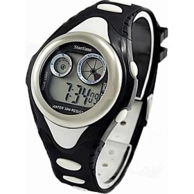 Resim Siyah Beyaz Taraftar Dijital Çocuk Saati 