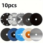 Resim 10 Adet Dayanıklı Dairesel Testere Bıçağı Seti - Çok Amaçlı, 7.62 cm, PP Malzeme, Çeşitli Kesim İşleri İçin, DIY Tutkunları ve Profesyoneller için İdeal 