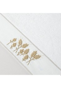 Resim Linens Avena Bambu 50x85 Cm Yüz Havlusu Ekru Ekru 