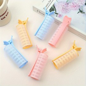 Resim No Heat Saç Kıvırma Çubuğu Kök Klipsi - Doğal Kabarık Saçlar için Hacim Arttırıcı, Uzun ve Kısa Saçlar için DIY Stil Aracı, Kolay Uygulama ile No Heat Kıvırma Çubuğu, Kısa Saç Stil Aracı | Kabarık Kıvırcıklar | Ergonomik Sap, Saç Kıvırma Araçları 