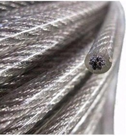 Resim 6+2 8 Mm İzoleli Çelik Halat / 100 Metre 