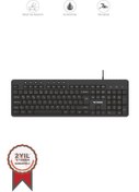 Resim Torima TK-07 Siyah Multimedya Kablolu Q Klavye Gaming Keyboard 