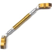 Resim Motosiklet Styling Denge Çubuğu Kolu Braketi Ayarlanabilir Altın - Siyah 