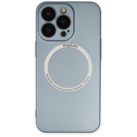 Resim Iphone 14 Pro Max Kılıf Jack Magneticsafe Lens Silikon - Sierra Blue 12926 