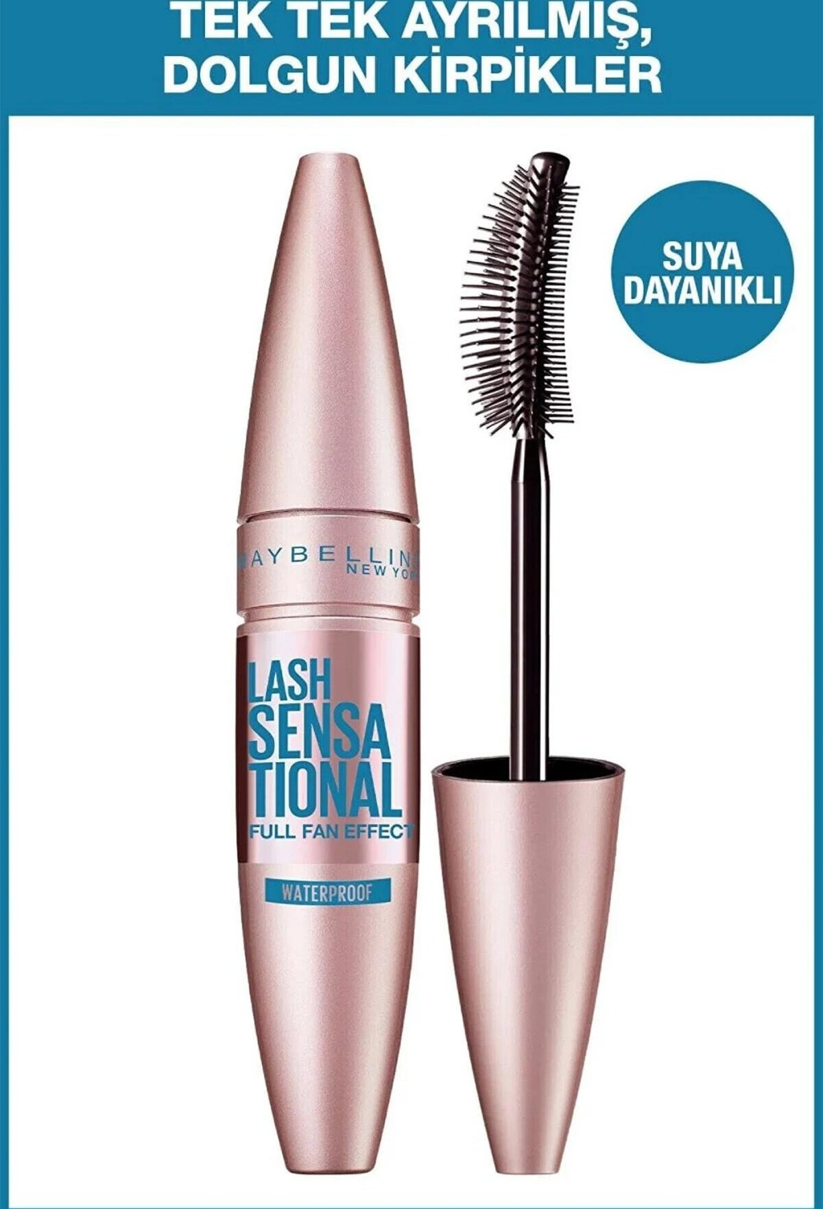 Maybelline New York Lash Sensational Yelpaze Etkili Suya Dayanıklı Siyah Maskara (1 x 9.4 Ml) Fiyatı ve Özelliklerı - Badem