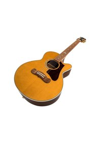 Resim Epiphone J-200 Ec Studio Parlor Elektro Akustik Gitar Vintage Natural 