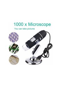 Resim Type-c Micro Otg'li 1000x 8 Led Dijital Microscobe Al4076 