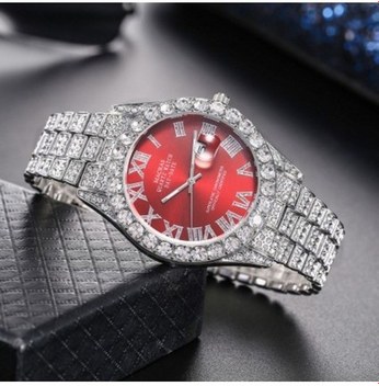 Fastbuy Fngeen 3627 Erkek Takvim İzle, Siyah Kuşak, Altın Kabuk, Siyah Yüzey, Çok Renkli Çok Renkli