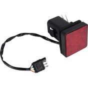 Resim Kırmızı 15 LED 2 Inç Römork Kamyonu Aksaklık Çeken Çekirdek Alıcı Kapak Fren Lambası Pin 12V ile (Yurt Dışından) 