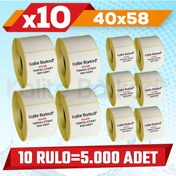 Resim Terazi Etiketi 10 Rulo 5000 Adet 