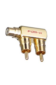 Resim For-X 2 Rca Erkek 1 Rca Dişi Oto Amfi Sinyal Birleştirici (2 Adet) Xy-54t 