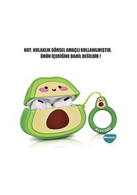 Resim Microsonic Apple Uyumlu AirPods Pro Kılıf Avakado 